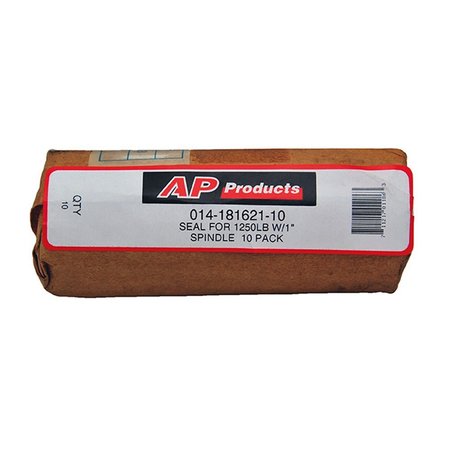 AP PRODUCTS AP Products 014-181621-10 Seal for 1,250 lb. Axle with 1" Spindle ID 1.249" - 10 Pack 014-181621-10